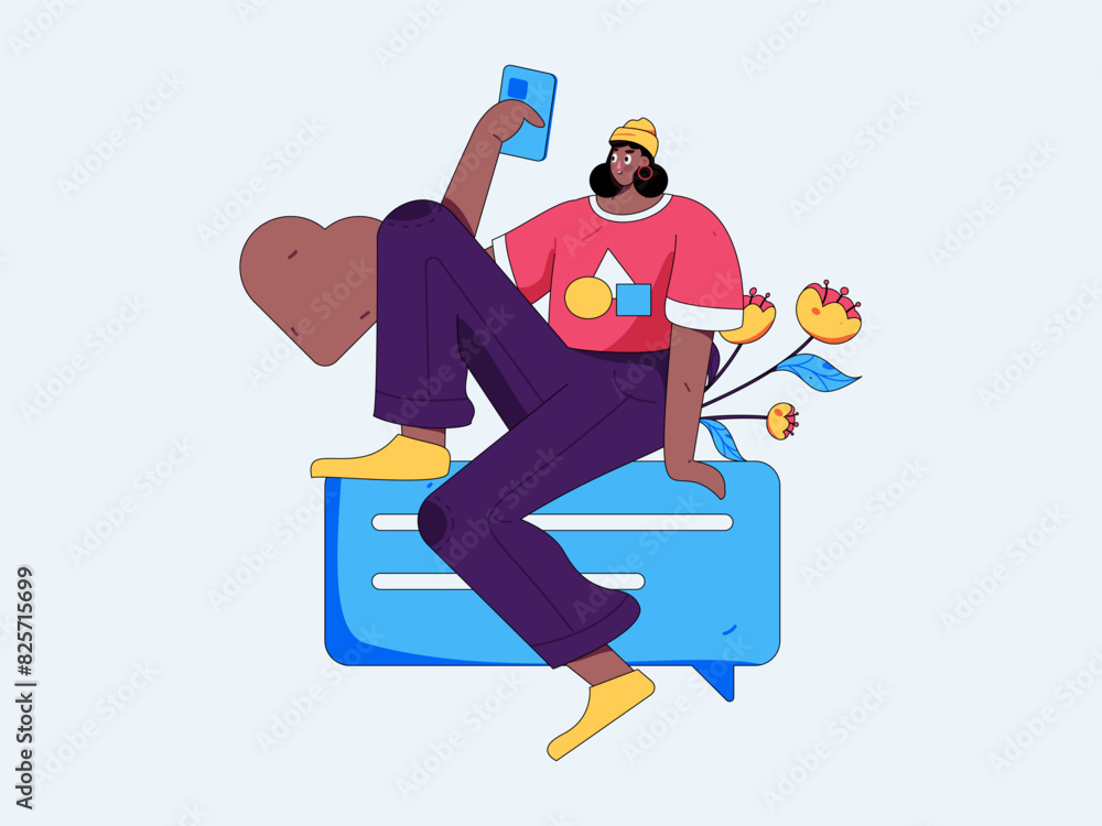 3.12 International Women's Day professional women flat character vector concept operation hand drawn illustration
