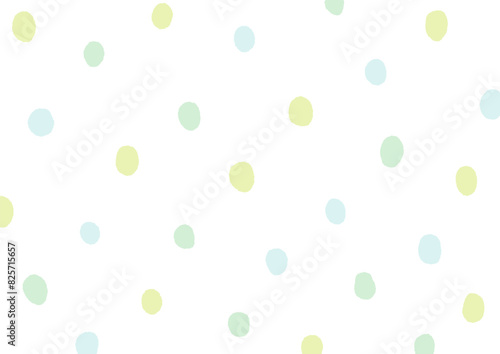 手描きの水玉模様の背景