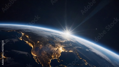 earth view from space