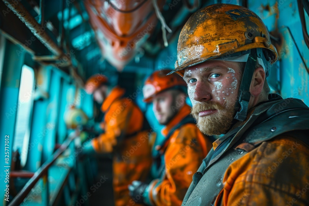 Engineer dives underwater to repair cables. Engineer dives underwater to repair cables.