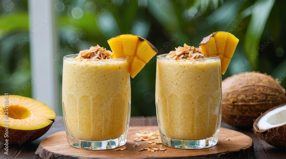 Beat the heat with a refreshing mango sticky rice smoothie Beat the heat with a refreshing mango sticky rice smoothie