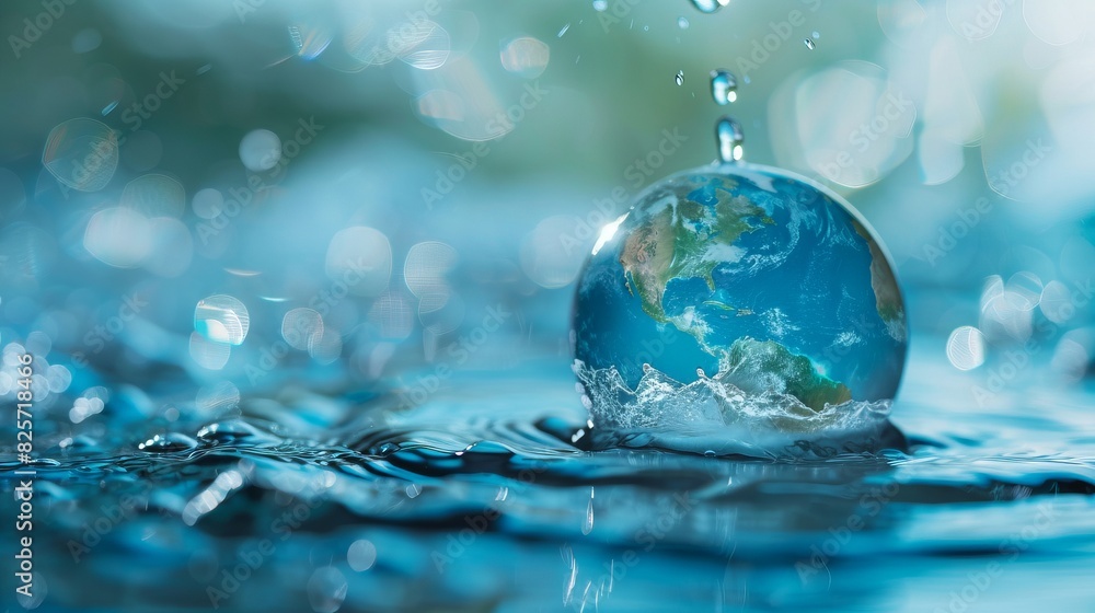 world water monitoring day background concept. copy space. water day world water monitoring day background concept. copy space. water day