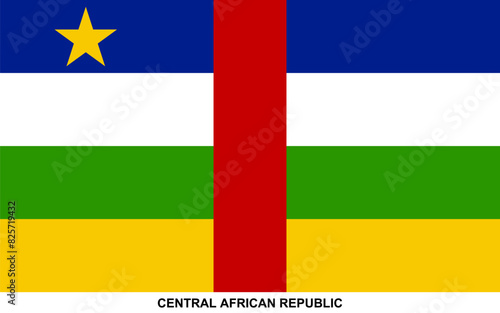 Flag of CENTRAL AFRICAN REPUBLIC, CENTRAL AFRICAN REPUBLIC national flag