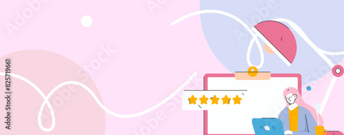 Education and learning people flat vector concept hand drawn illustration
