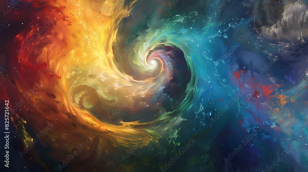 Spirals of color swirling and twirling, as the Spectrum Symphony paints a mesmerizing picture of visual delight