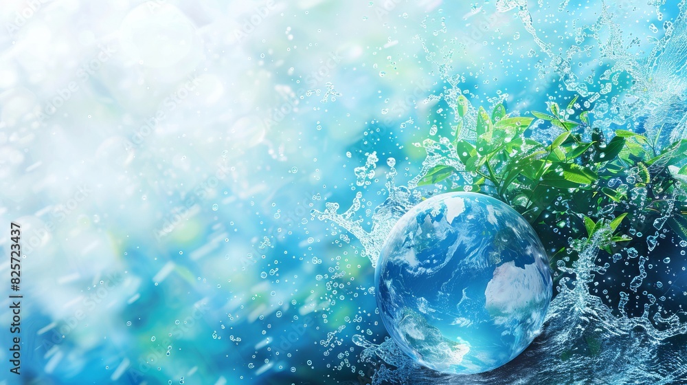 world water monitoring day background concept. copy space world water monitoring day background concept. copy space