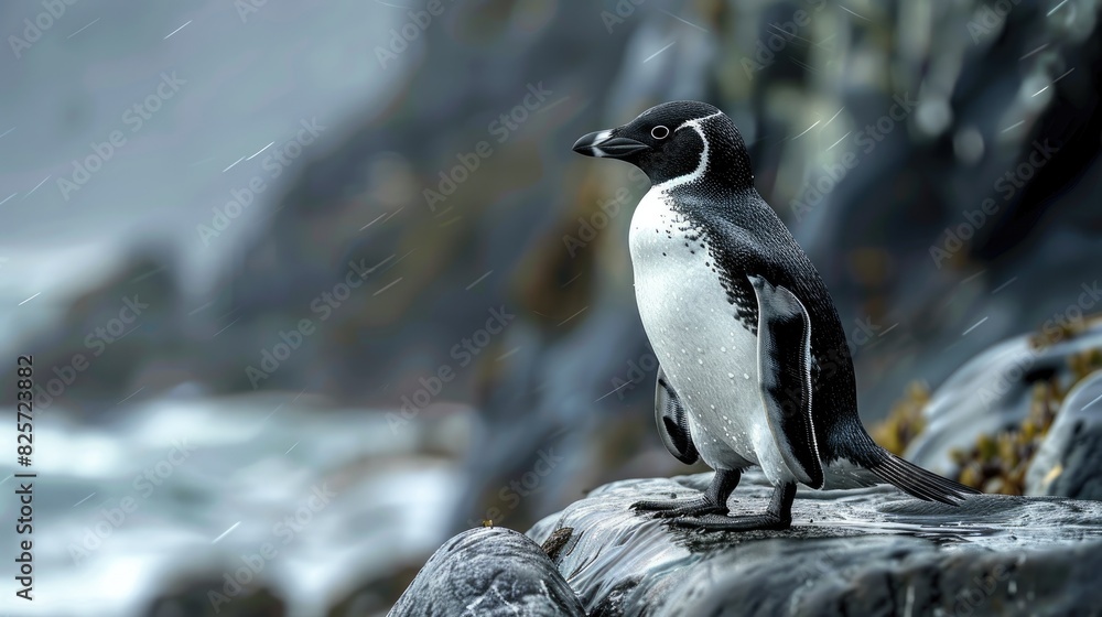 Naklejka premium Penguin like seabird