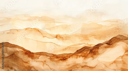 Watercolor texture with earthy tones, resembling a desert landscape