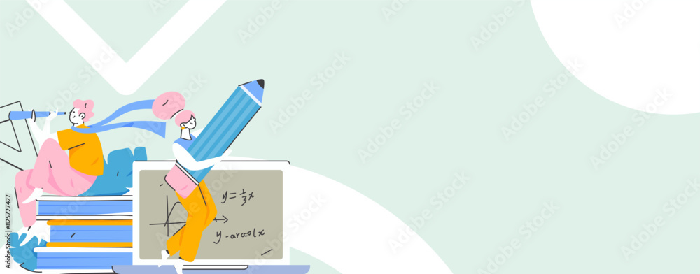 Education and learning people flat vector concept hand drawn illustration
Education and learning people flat vector concept hand drawn illustration