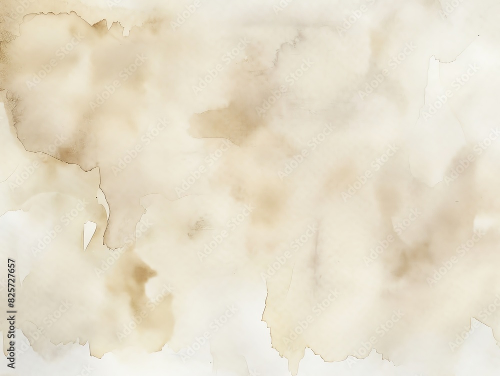 Soft watercolor cotton paper texture, smooth and gentle beige Soft watercolor cotton paper texture, smooth and gentle beige