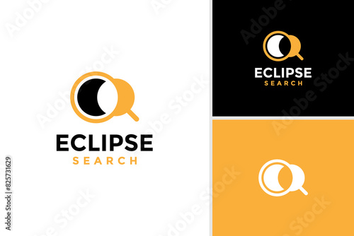 Eclipse logo design inspiration. Eclipse logo template