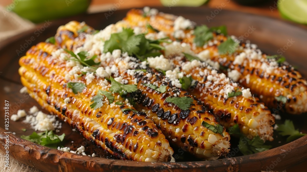 Savor the flavors of Mexico with this irresistible elote featuring cotija cheese fresh 