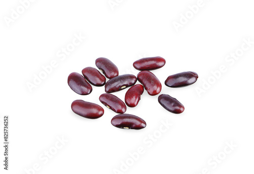 red bean isolated on white background.