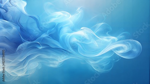 Soft Blue Smoky Clean Background: A serene canvas enveloped in hues of soft blue, delicately veiled with wisps of smokiness. The subtle gradient exudes tranquility, offering a sense of calmness 