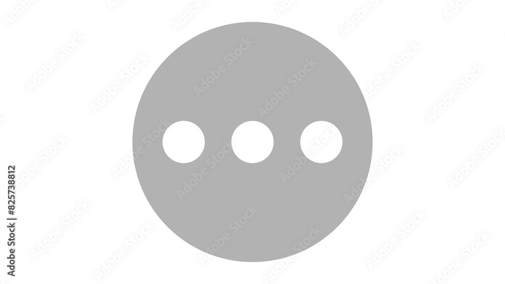 Fototapeta premium Generic three dots icon