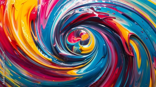 Swirling patterns of bright hues creating a lively and captivating backdrop