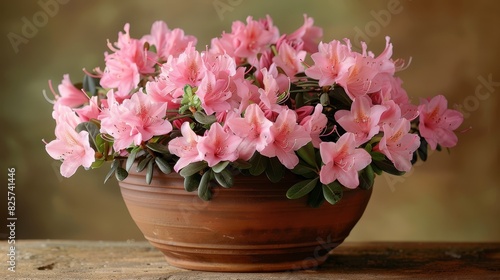 Wallpaper Mural The beauty of a pink azalea or Rhododendron plant in full bloom  Torontodigital.ca