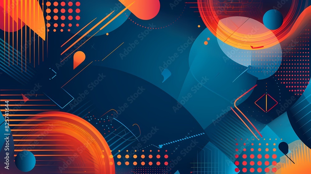 abstract blue and orange background abstract blue and orange background