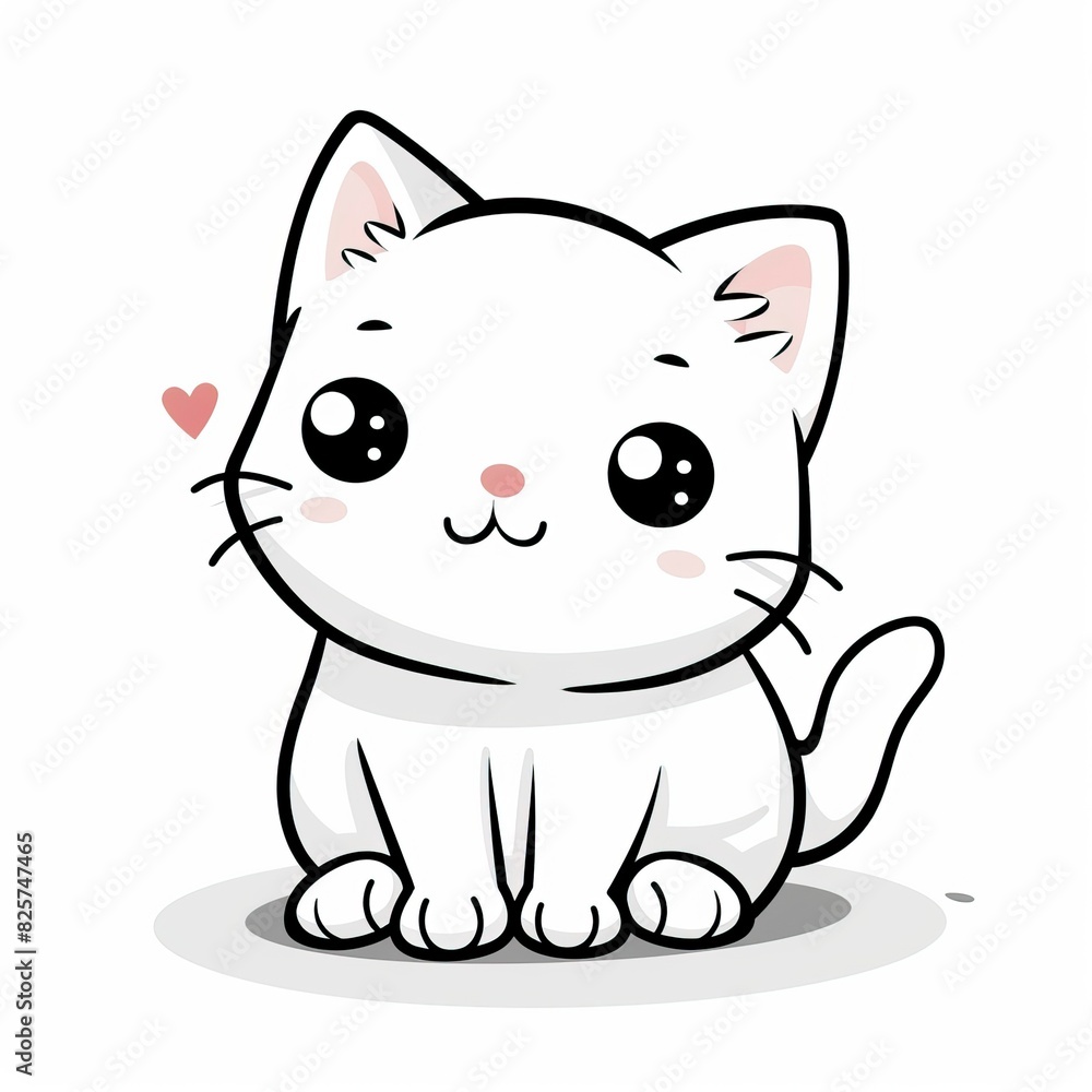 cat vector kitten icon logo cartoon character illustration doodle white cat vector kitten icon logo cartoon character illustration doodle white