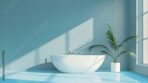 front view background interior photo  bathroom window pan  table tent view perspective  AI Generative