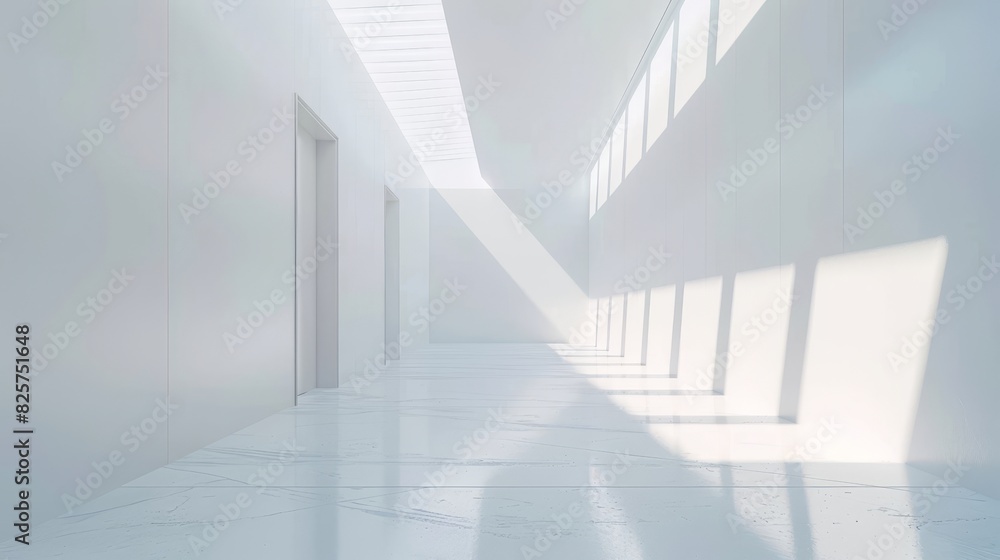 Pristine white gallery room, minimalist design, isolated background, bright studio lighting, ideal for showcasing advertisements Pristine white gallery room, minimalist design, isolated background, bright studio lighting, ideal for showcasing advertisements