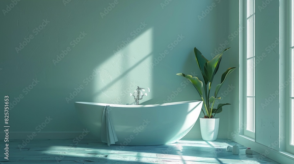 front view background interior photo, bathroom window pan, table tent view perspective, AI Generative front view background interior photo, bathroom window pan, table tent view perspective, AI Generative