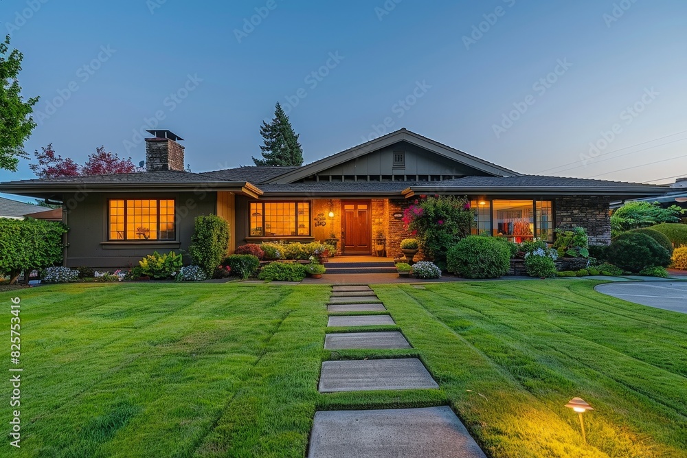 The Beautiful Exterior of a Home Featuring a Well-Maintained Green Lawn and Mature Trees for a Charming and Inviting Curb Appeal
The Beautiful Exterior of a Home Featuring a Well-Maintained Green Lawn and Mature Trees for a Charming and Inviting Curb Appeal