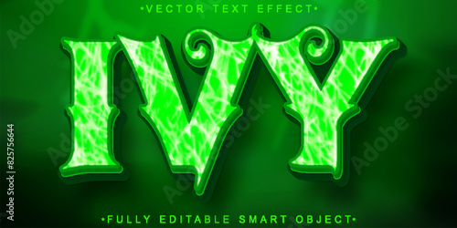 Ivy Vector Fully Editable Smart Object Text Effect