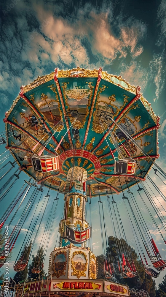 Obraz premium Carnival Swing Ride