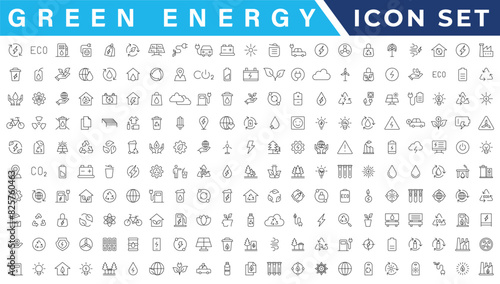 Eco and alternative green energy icons set,Ecology icons set. Nature icon. Eco green icons. Vector