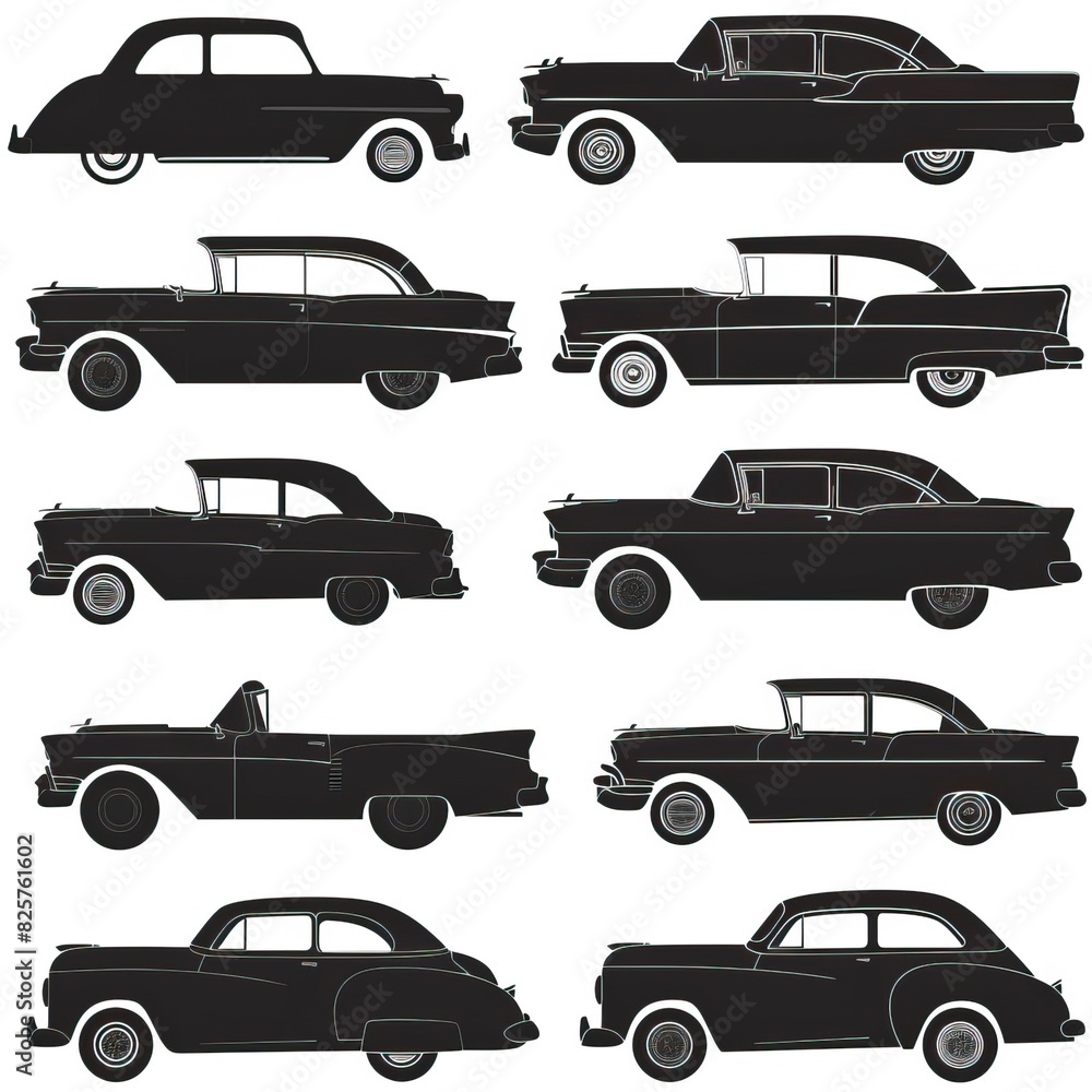 car silhouettes car silhouettes