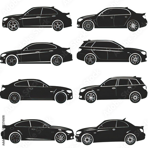 car silhouettes