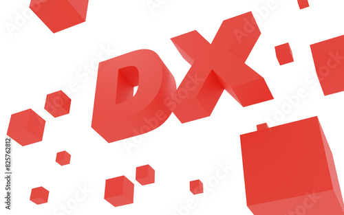 DXの3Dイラスト