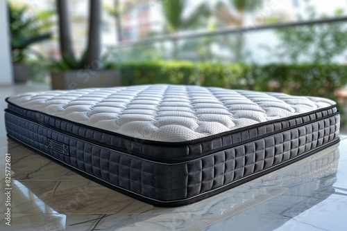 The mattress is made of high-quality materials and is designed to provide maximum comfort and support. © sunchai