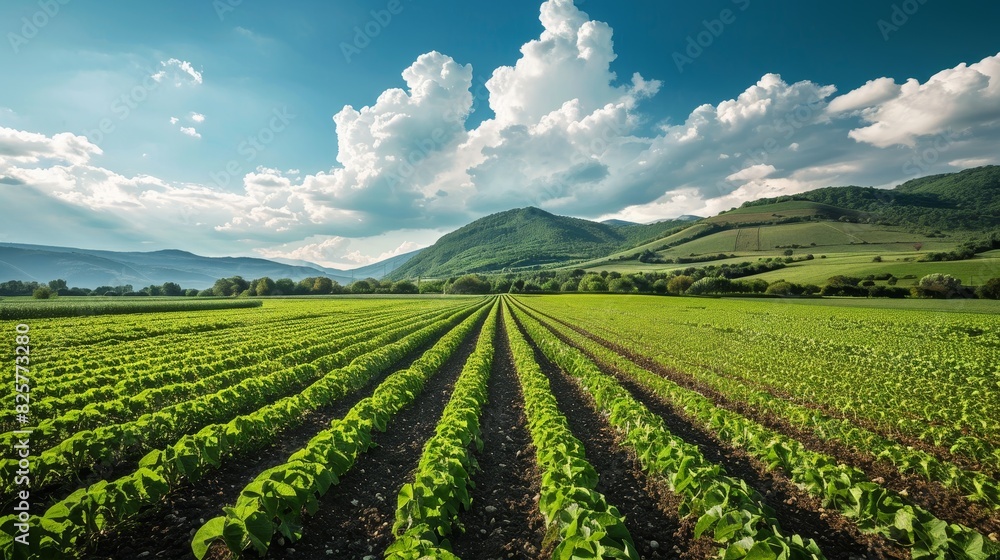 Field transforming with crops