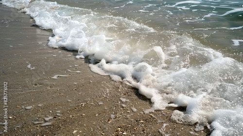 Bubbling sea surface Tossa, Superficie del mar burbujeante Tossa