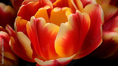 Capturing Tulip Elegance  Close-Up Photography 