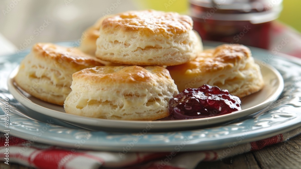 A plate of golden flaky biscuits and homemade jam is presented to the judges eliciting a round of yeehaws from the audience. A plate of golden flaky biscuits and homemade jam is presented to the judges eliciting a round of yeehaws from the audience.