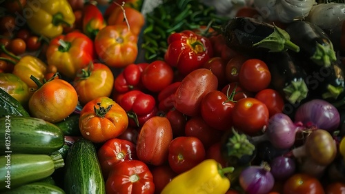 vegetables in the market