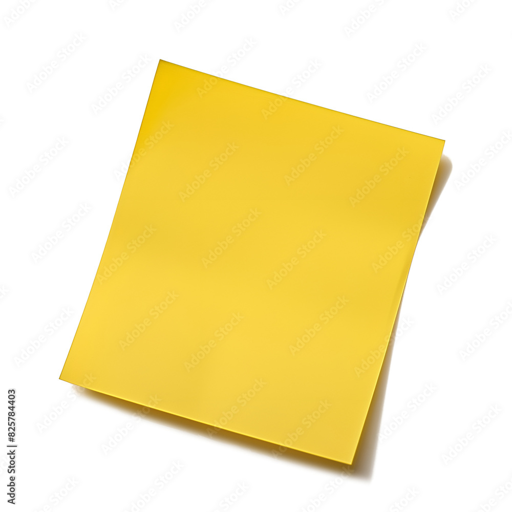 Yellow sticky post it note isolated Yellow sticky post it note isolated