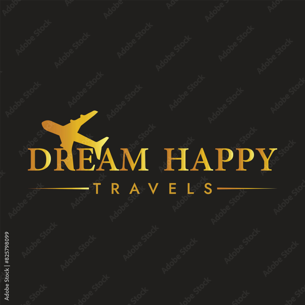 Obraz premium Travel agency business logo transport logistics delivery vector logo design template
