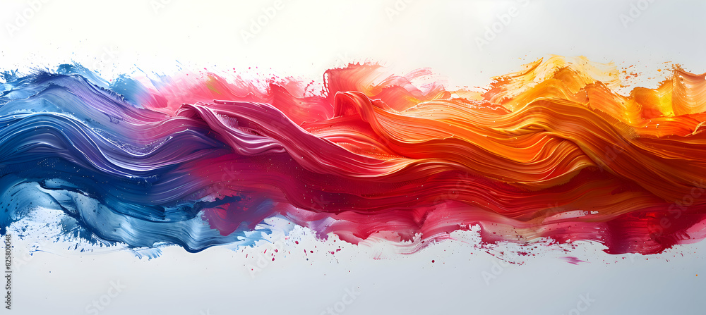 A dynamic educational infographic featuring brush stroke banners, illustrating the journey of knowledge acquisition, the vibrant hues and fluid A dynamic educational infographic featuring brush stroke banners, illustrating the journey of knowledge acquisition, the vibrant hues and fluid