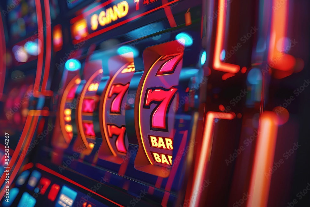 Image of a slot machine display in a casino, concept of gambling, gambling addiction, online casino game
Image of a slot machine display in a casino, concept of gambling, gambling addiction, online casino game