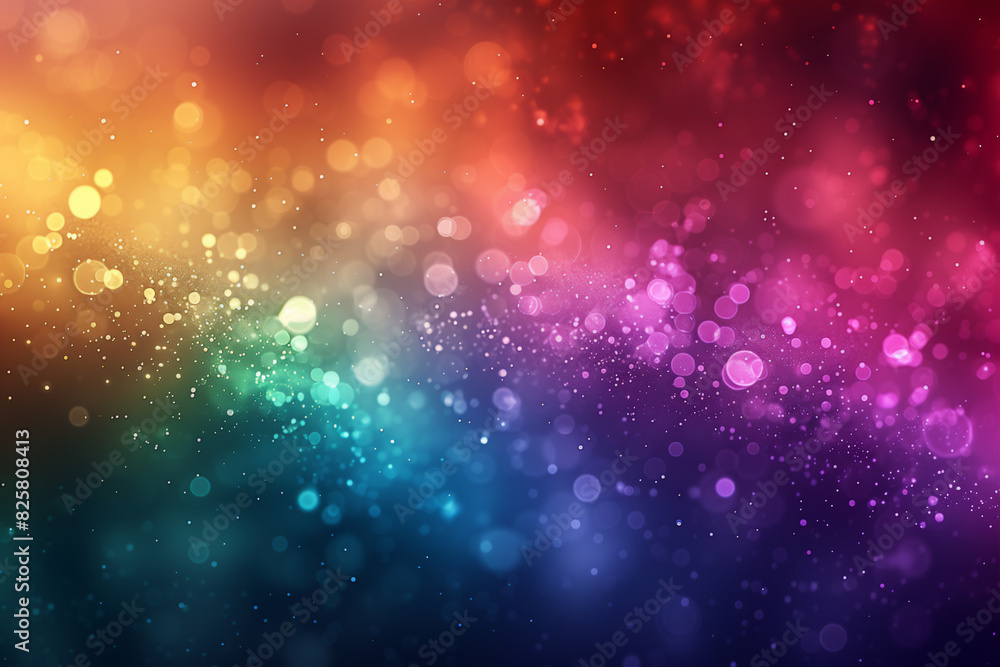 Fototapeta premium lgbtq pride rainbow bokeh background