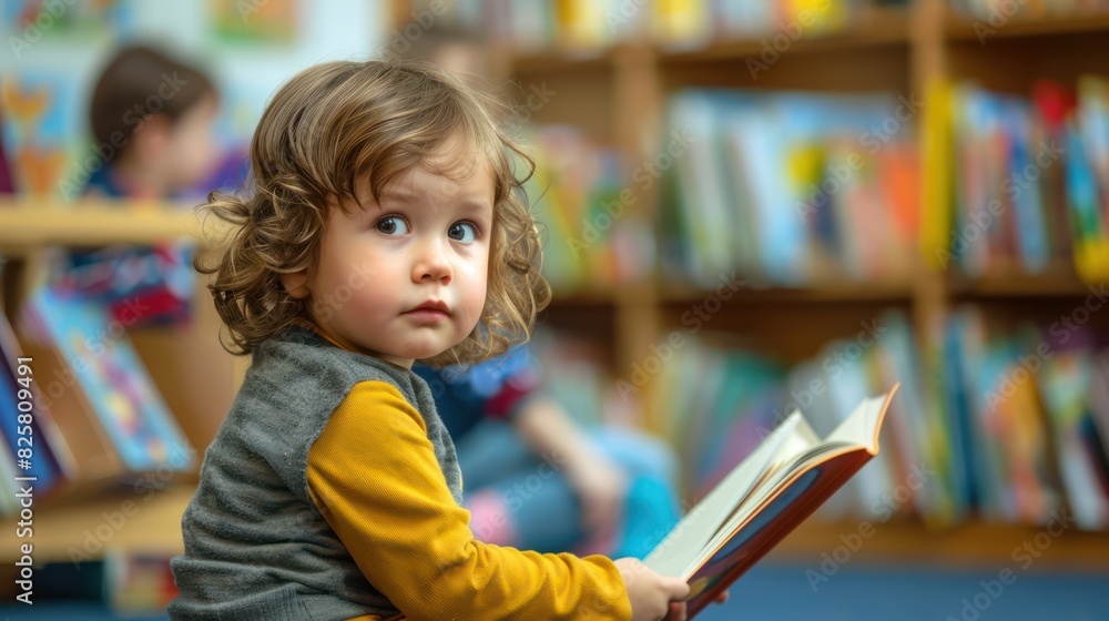 Kindergarten children can enjoy reading books all the time. Kindergarten children can enjoy reading books all the time.