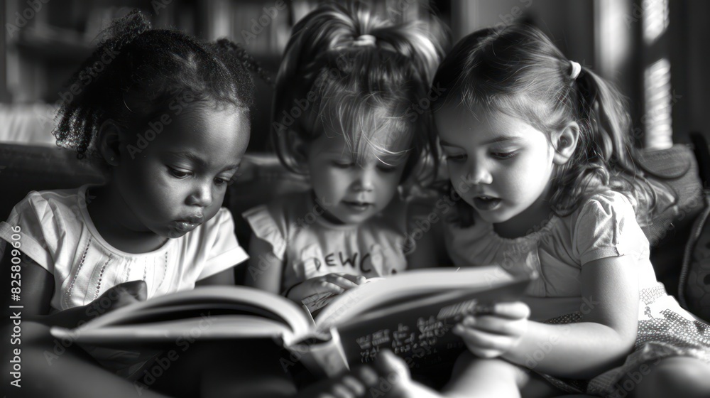 Kindergarten children can enjoy reading books all the time. Kindergarten children can enjoy reading books all the time.
