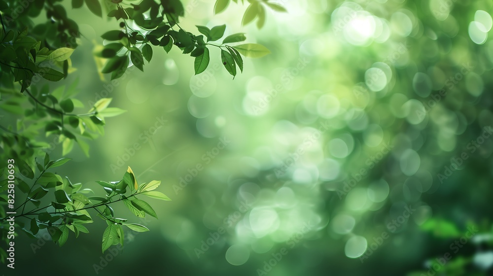 Natural Green Blurred forest background 03 Natural Green Blurred forest background 03