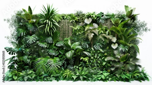 green garden wall