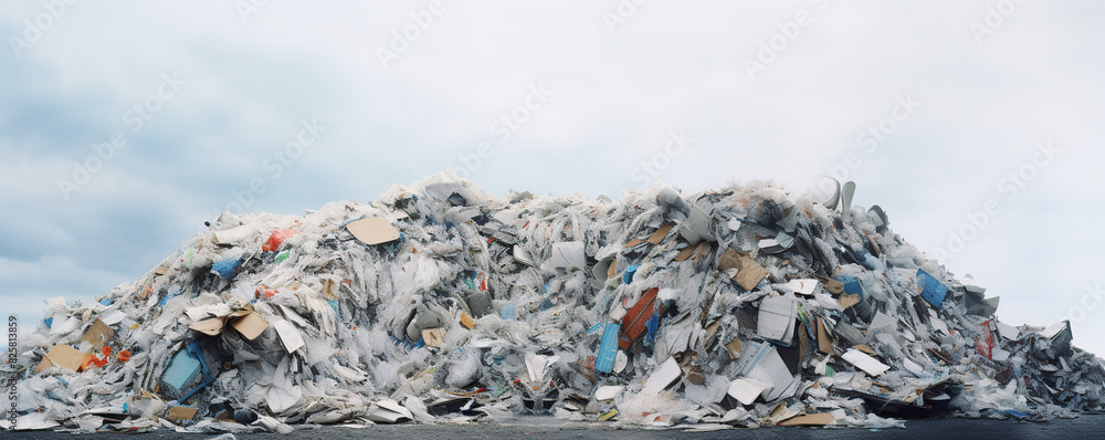 Trash Pile on the Ground Trash Pile on the Ground