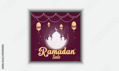 Ramadan social media posts template and Ramadan kareem islamic festival social media post design template
 
